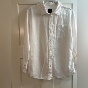 GAP Women’s White Linen Shirt